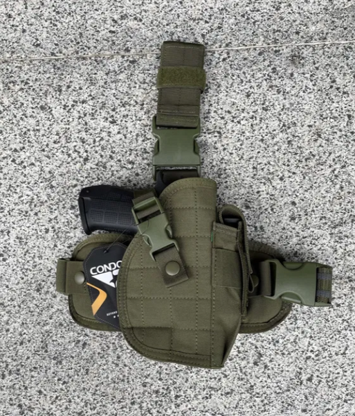 Кобура Набедренная Condor Universal Leg Holster USA Олива 000141 фото