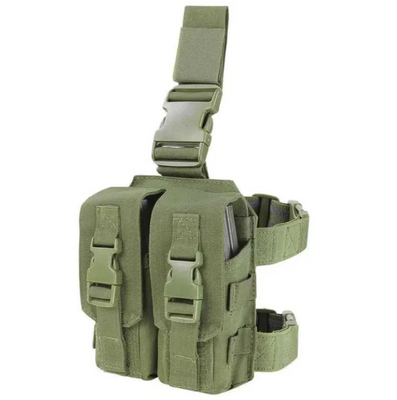 Стегновий підсумок під магазини CONDOR DROP LEG M4 MAG POUCH USA Олива 000271 фото