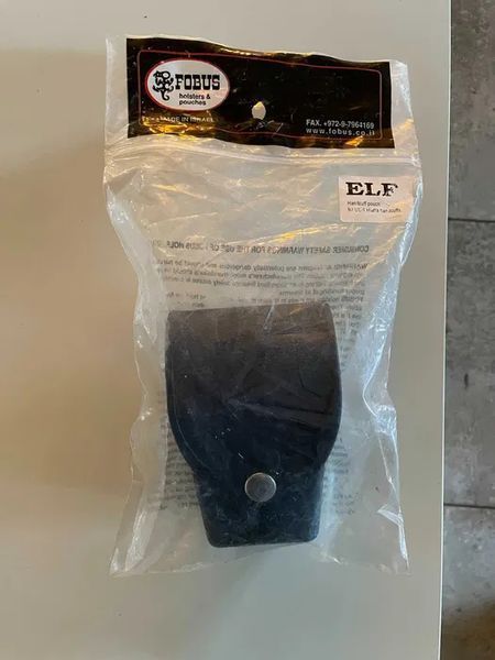 Кобура для наручников поясная Fobus elf handcuff pouch Чорна 000571 фото