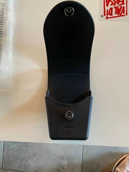 Кобура для наручников поясная Fobus elf handcuff pouch Чорна 000571 фото