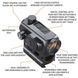 Комплект Коллиматор Bushnell Optics TRS125 3 МОА + Магнифер Bushnell Transition 3x24 00177 фото 5
