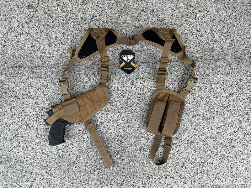 Кобура прихованого носіння Condor Universal Shoulder Holster USA Оліва 0007111 фото