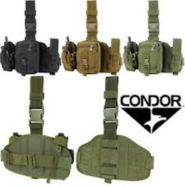 Набедренная платформа - разгрузка с подсумками Condor Utility Leg Rig Койот 0002 фото