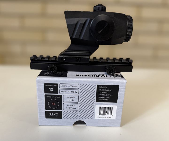 Приціл  призматичний Monstrum Marksman 1x20 Micro Prism Scope copy_copy_62 фото