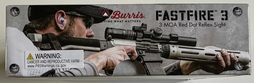 Приціл коліматорний Burris FastFire III 3 MOA для Glock, AR-15 12-031 фото