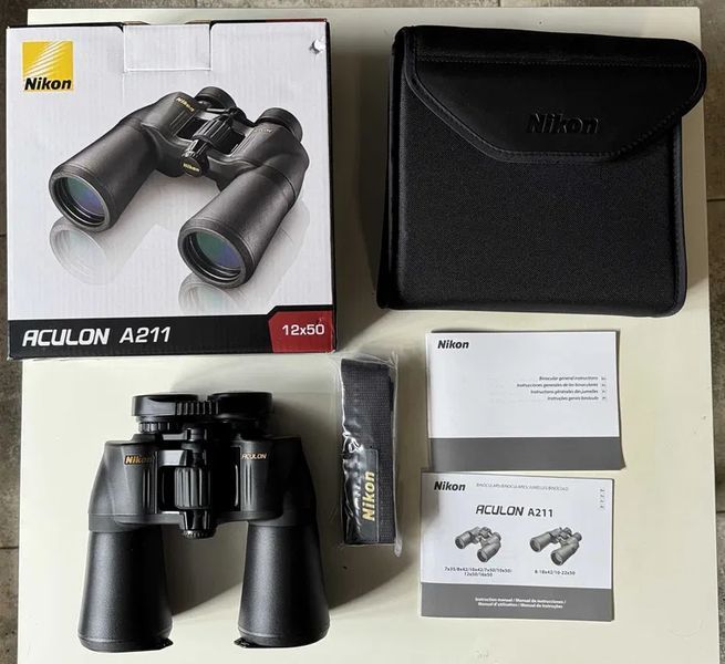 Бинокль Nikon Aculon A211 12x50mm Оригинал из США 000987 фото