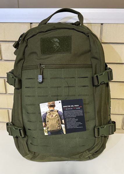 Рюкзак тактичний Spectre від Mars Gear 20L Олива 000121 фото