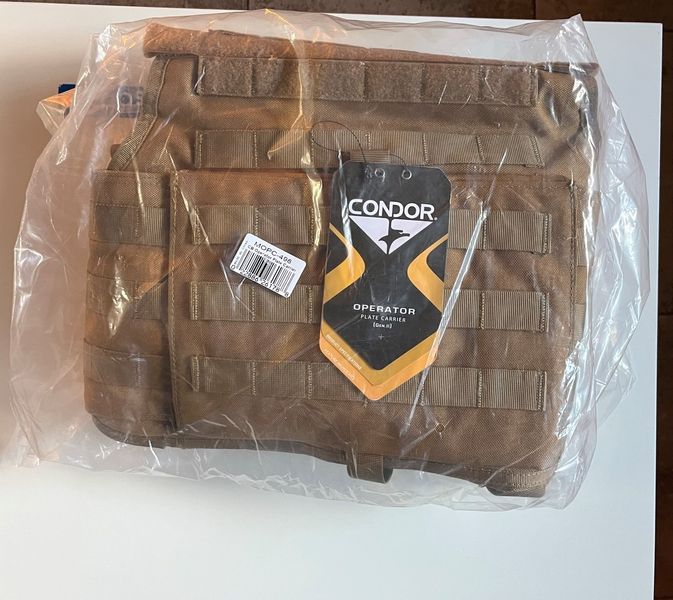 Плитоноска-бронежилет (без плит) CONDOR OPERATOR PLATE CARRIER GEN 2 Койот 0005 фото