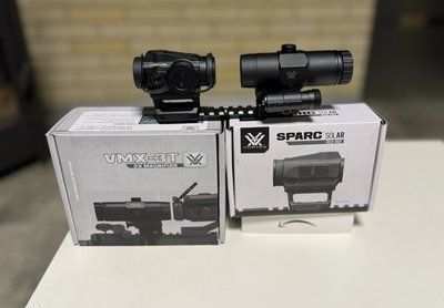 Комплект Коліматор Vortex SPARC Solar + Магніфер Vortex VMX-3T 97 фото