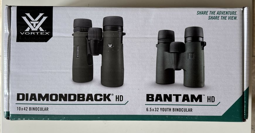 Комплект Бинокль Vortex Diamondback HD 10x42 + Бинокль Vortex Bantam HD 6.5x32 WP Combo Kit copy_1_copy_001004 фото