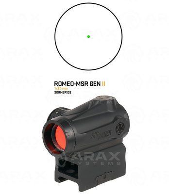 Приціл коліматорний SIG SAUER Romeo-MSR GEN II Green Dot (SORMSR102) copy_1_75 фото