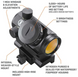 Приціл коліматорний Bushnell Optics TRS-25 Hirise 1x25mm Red Dot 00059 фото 5