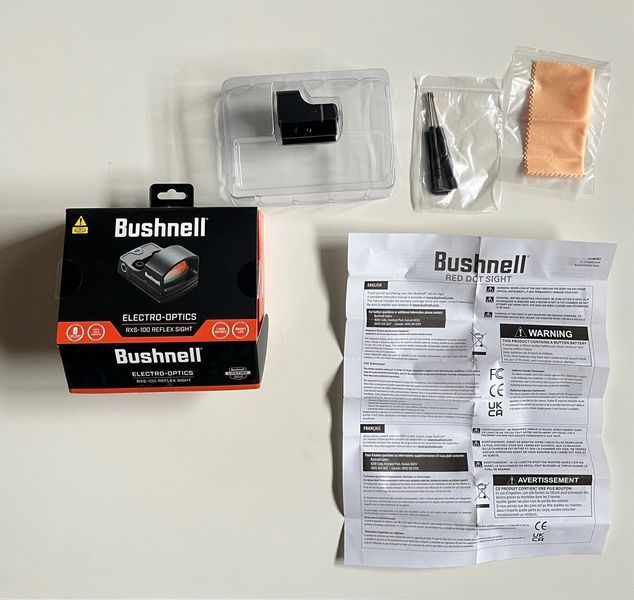 Приціл коліматорний Bushnell RXS-100. 4 MOA 00073 фото