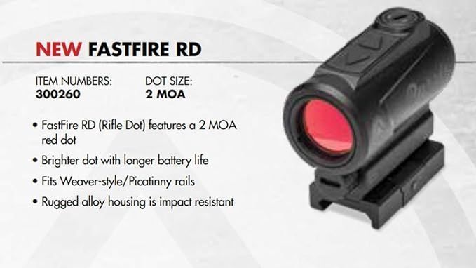 Приціл коліматорний Burris FastFire RD 2 MOA 000952 фото