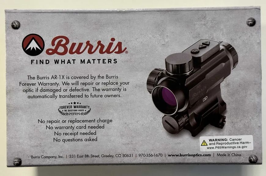 Приціл коліматорний Burris AR-132 4 MOA 000953 фото