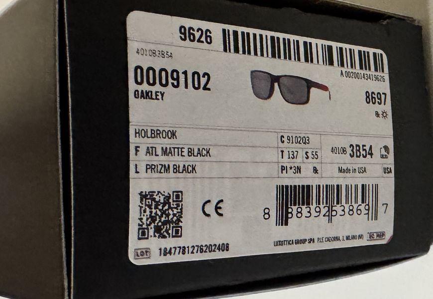 Окуляри сонцезахисні Oakley Holbrook Atlanta Falcons чорні з лінзами  Prizm Black 00097-1 фото