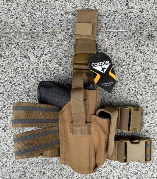 Кобура набедренная Condor Tactical Leg Holster USA Койот 00011 фото