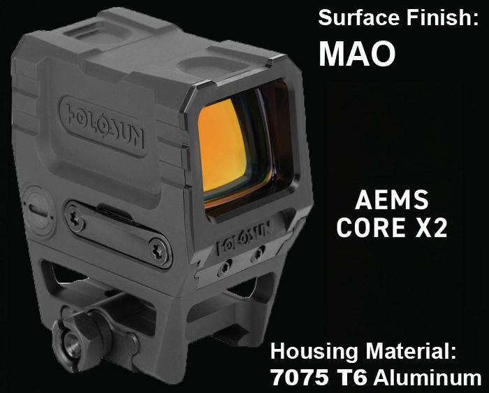 Коліматорний приціл Holosun AEMS CORE X2 RD 103 фото