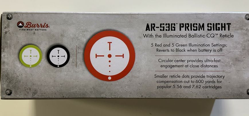 Приціл коліматорний Burris AR-536 5x36mm 000955 фото