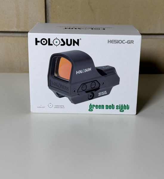 Прицел коллиматорный HOLOSUN HS510C Green Dot Зелёная прицельная марка 105 фото