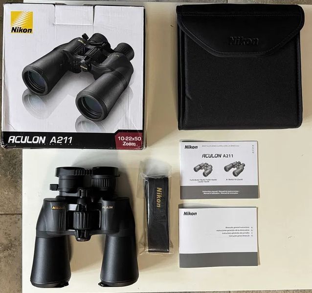 Бинокль Nikon Aculon 10-22x50mm Изменяемый Зум 000990 фото