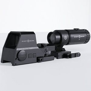 Комплект Коллиматор SightMark Ultra Shot A-Spec + Магнифер Sightmark T-5 011124-11 фото