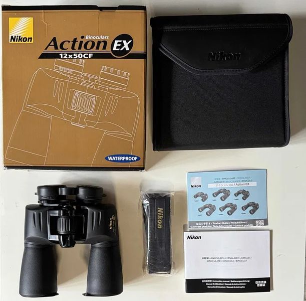 Бінокль Nikon Ex Extreme 12X50mm Оригінал зі США 000991 фото