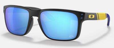 Окуляри сонцезахисні Oakley Holbrook Los Angeles Rams, чорні з лінзами Prizm Sapphire Blue 00098-2 фото