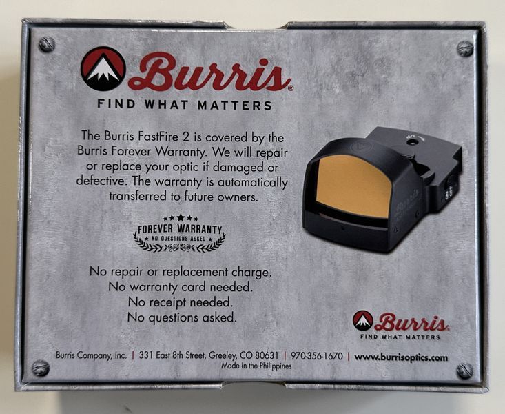 Приціл коліматорний Burris FastFire II 4 MOA 000957 фото