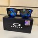 Окуляри сонцезахисні Oakley Holbrook Los Angeles Rams, чорні з лінзами Prizm Sapphire Blue 00098-2 фото 4