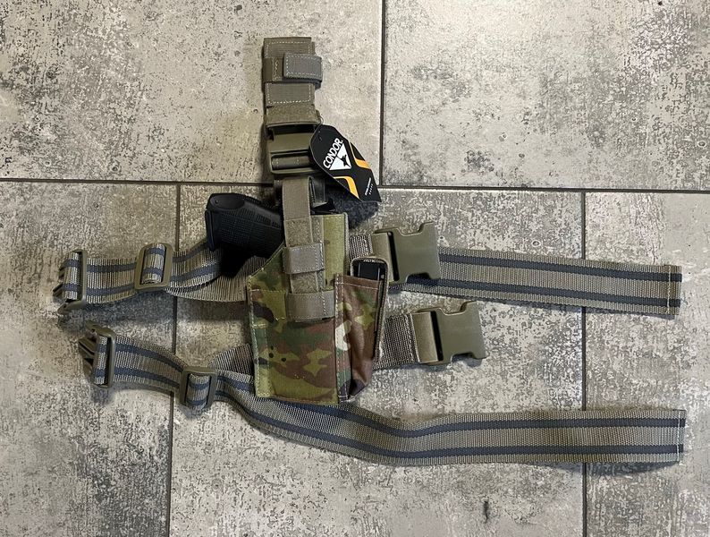 Кобура на стегно Condor Tactical Leg Holster USA Мультикам 000112 фото
