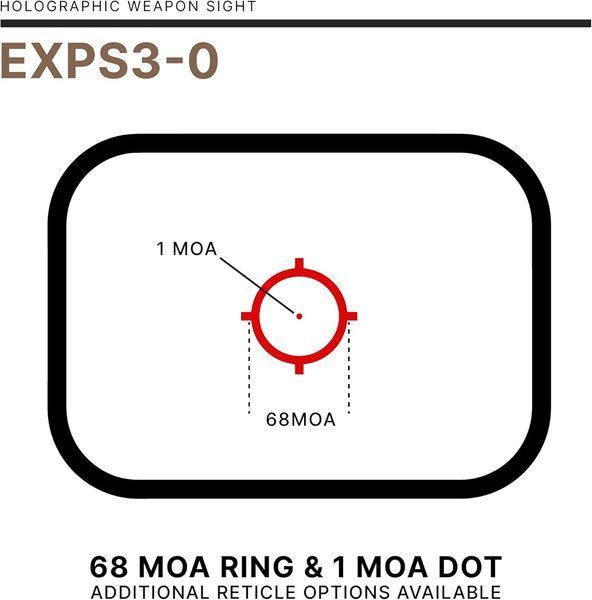 Коліматорний голографічний приціл EOTech EXPS3-0 Black _92 фото