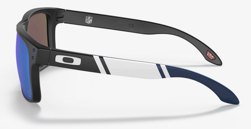 Окуляри сонцезахисні Oakley Holbrook Indianapolis Colts, чорні з лінзами Prizm Sapphire Blue 00098-3 фото