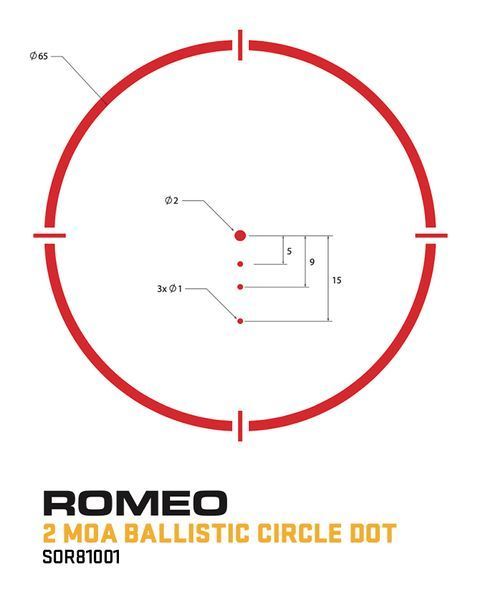 Прицел коллиматорный Sig Sauer ROMEO8H 1X38 mm Red Dot Sight (SOR81001) copy_011124-8 фото