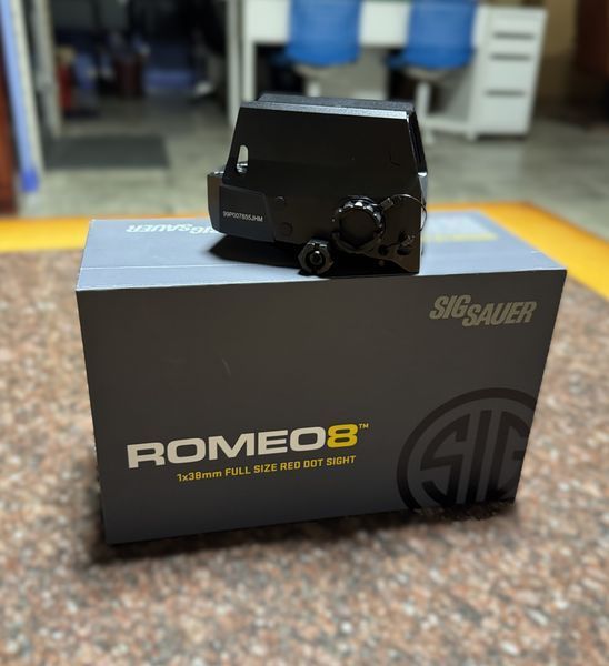 Прицел коллиматорный Sig Sauer ROMEO8H 1X38 mm Red Dot Sight (SOR81001) copy_011124-8 фото