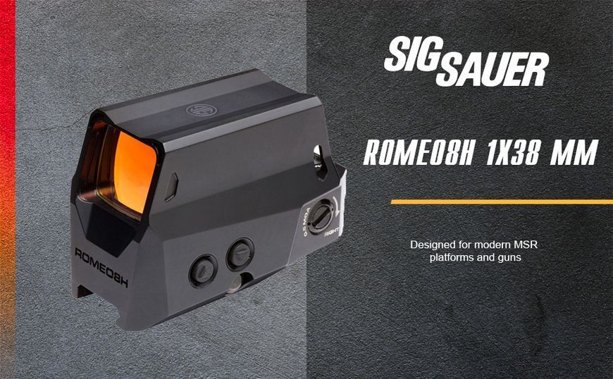 Прицел коллиматорный Sig Sauer ROMEO8H 1X38 mm Red Dot Sight (SOR81001) copy_011124-8 фото