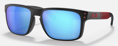 Окуляри сонцезахисні Oakley Holbrook Houston Texans, чорні з лінзами Prizm Sapphire Blue 00098-4 фото