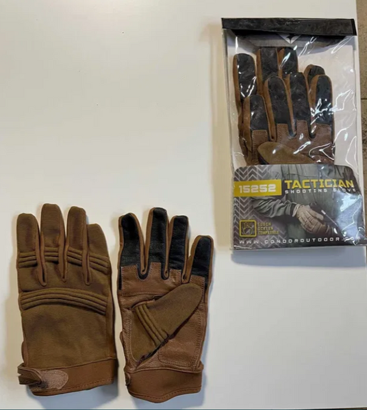 Перчатки стрелковые тактические CONDOR TACTICIAN SHOOTING GLOVES XXL 00017 фото