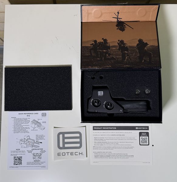 Коллиматорный голографический прицел EOTech 512 68MOA/1MOA EOTech 512 фото