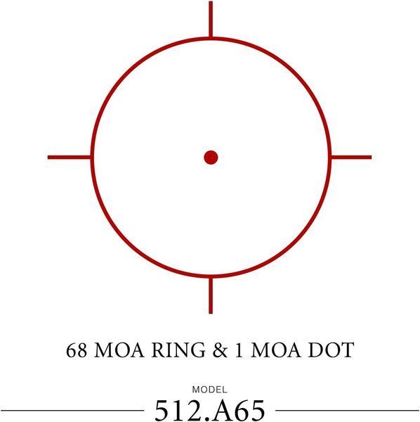 Коллиматорный голографический прицел EOTech 512 68MOA/1MOA EOTech 512 фото