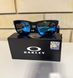 Окуляри сонцезахисні Oakley Holbrook Houston Texans, чорні з лінзами Prizm Sapphire Blue 00098-4 фото 4
