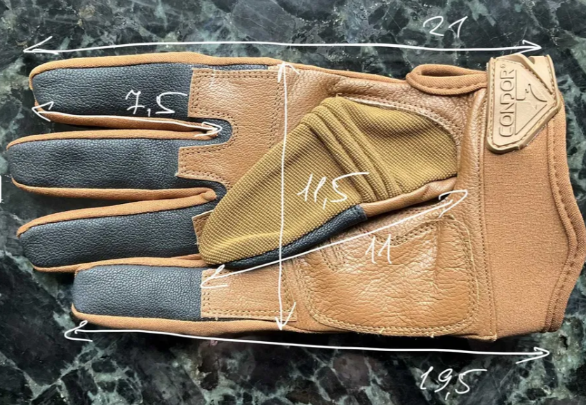 Перчатки стрелковые тактические CONDOR TACTICIAN SHOOTING GLOVES XXL 00017 фото