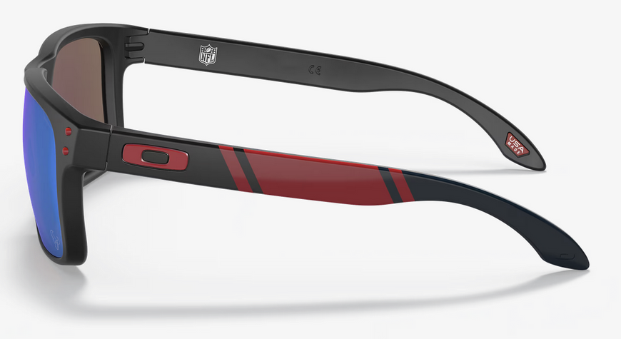 Окуляри сонцезахисні Oakley Holbrook Houston Texans, чорні з лінзами Prizm Sapphire Blue 00098-4 фото