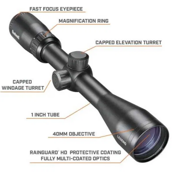 Приціл з підсвічуванням BUSHNELL LEGEND 3-9x40mm MULTI-X 00070 фото