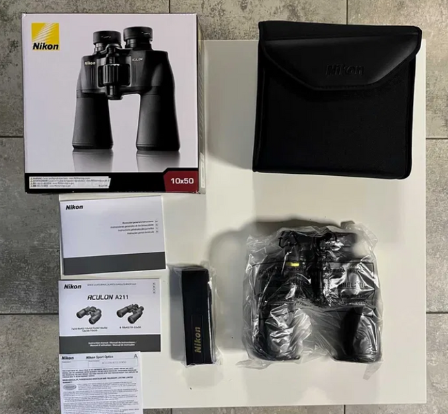 Бінокль Nikon Aculon A211 10x50mm Оригінал зі США 00020 фото