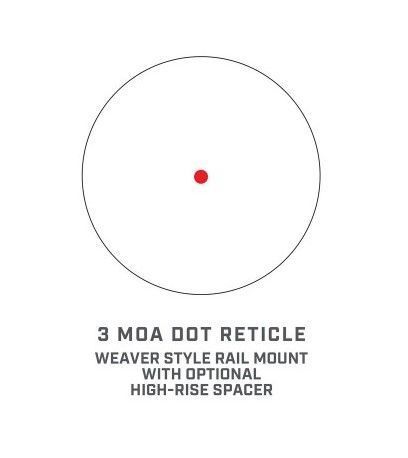 Прицел коллиматорный Bushnell Optics TRS125 1x25mm Red Dot 3 MOA 00077 фото