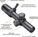 Приціл Bushnell AR Optics 1-4x24mm DropZone-223 SFP 00072 фото 2