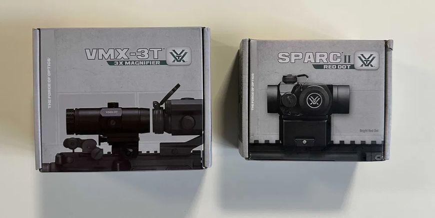 Комплект Коліматор Vortex Optics SPARC II + Магніфер Vortex VMX-3T Чорний 000967 фото