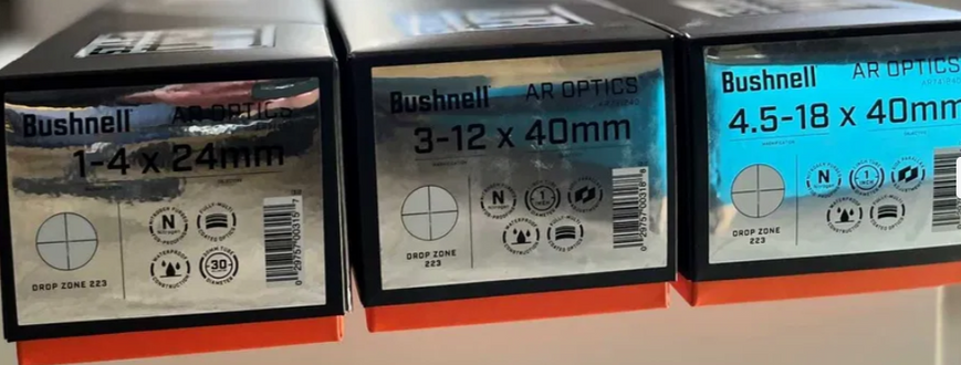 Приціл Bushnell AR Optics 3-12x40mm DropZone-223 SFP 00080 фото