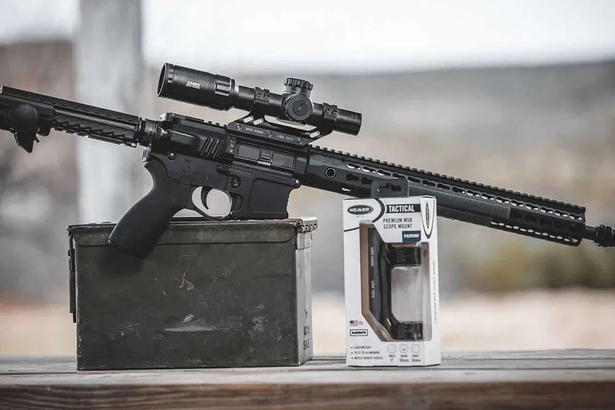 Кріплення для оптики Моноблок WEAVER PREMIUM MSR d - 30 мм; 1" 000195 фото